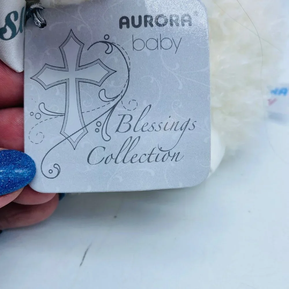 Aurora World Baby‎ Lamb Plush NWT Stuffed Animal Blessings Collection 8